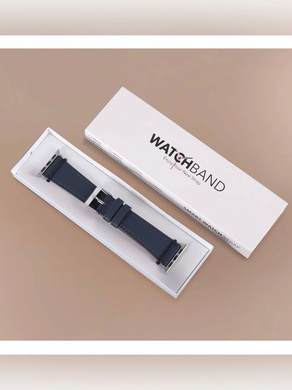 Apple Watch Leather Watch Band, NEW